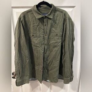 Vineyard Vines XL Classic Fit Green Button Down Shirt 100% Cotton